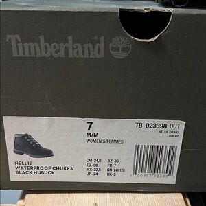 Timberland Black Nubuck Chukka Boots